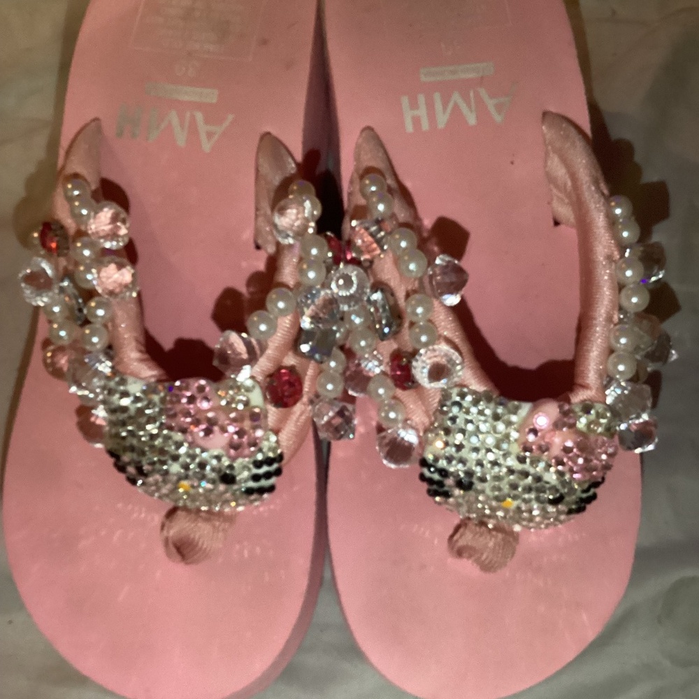 Hello Kitty Rhinestone Platform Sandals - image 1